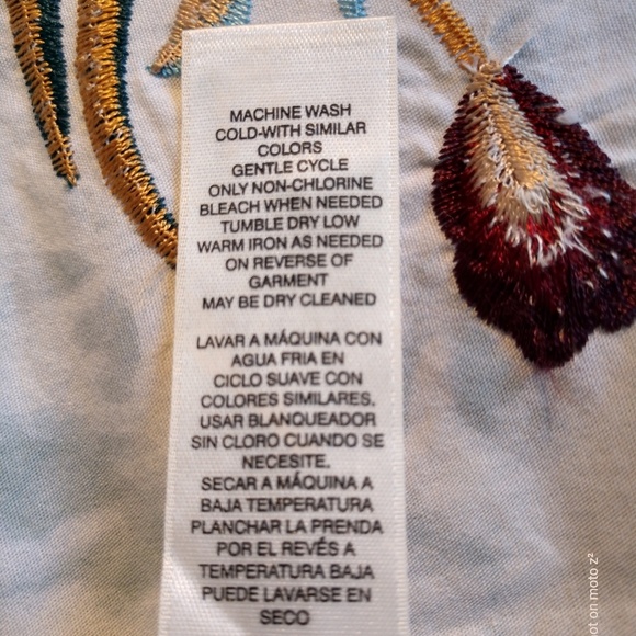 Chicos embroidered birds top  - Picture 6 of 8